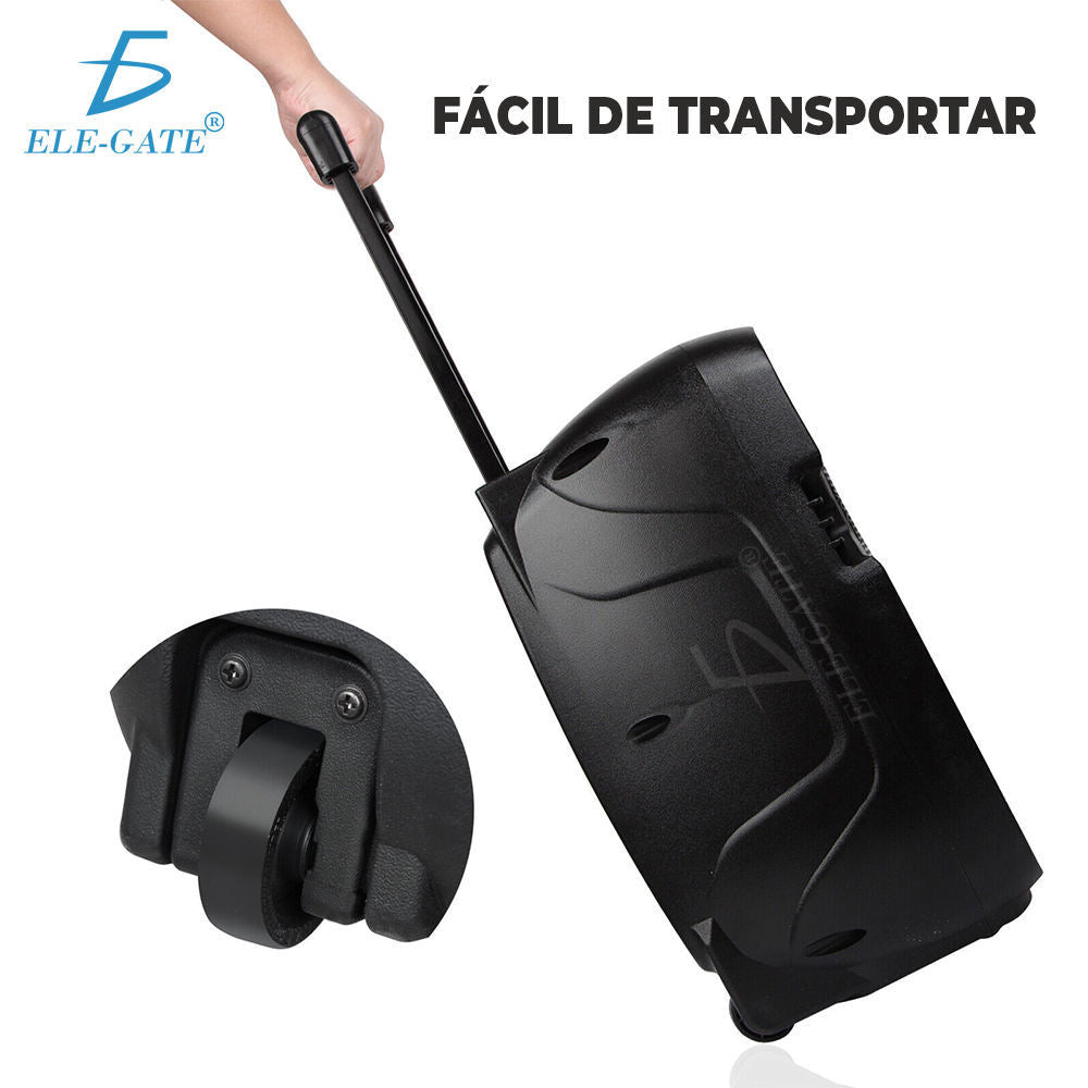 15'' Smart Wireless Bluetooth Speaker With Microphone Stand And Remote Control LED Light