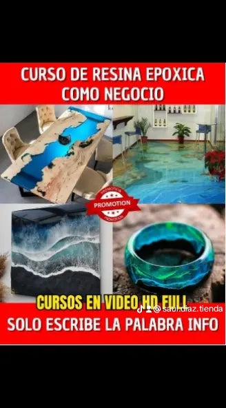 Curso Mesa Resina Epoxica