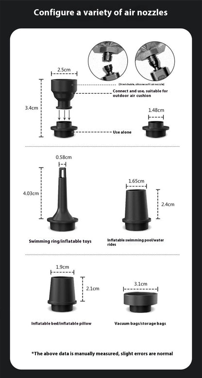 Vacuum Compression Bag Wireless Charging Electric Suction