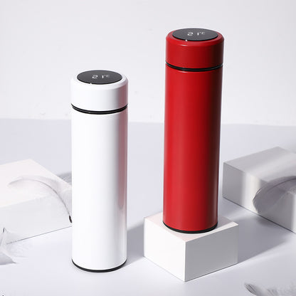 316 Stainless Steel Smart Insulated Water Bottle With Tea-Drink Separation For Men And Women
