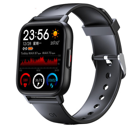 Large Screen Ym12 Smart Watch Bluetooth Heart Rate Blood Oxygen Temperature Sports Bracelet