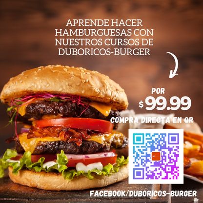 CURSO DE HAMBURGUESAS