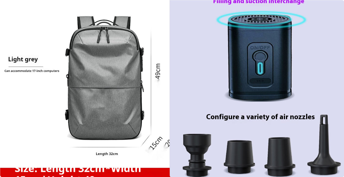 Vacuum Compression Bag Wireless Charging Electric Suction